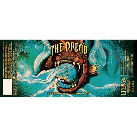 Elysian The Dread Imperial Stout by Elysian Brewing Co, beer label