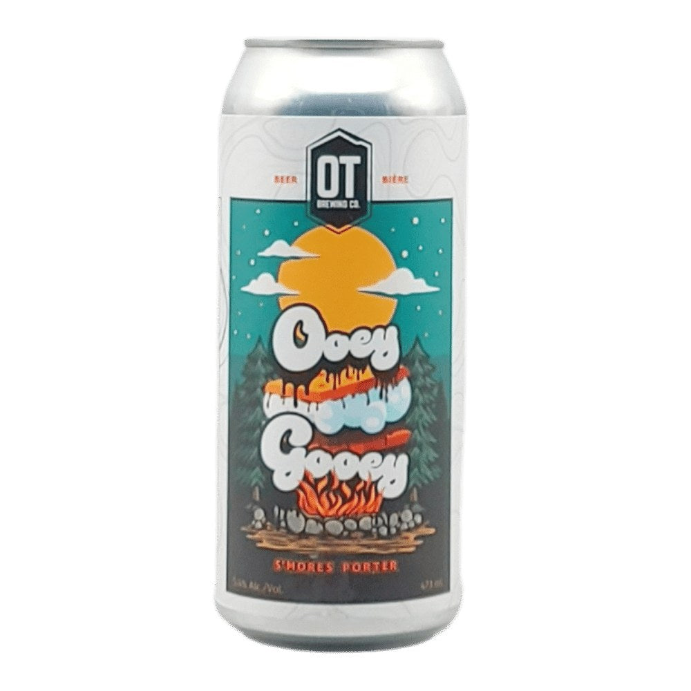 Ooey Gooey S'Mores Porter by O.T Brewing Company, beer label