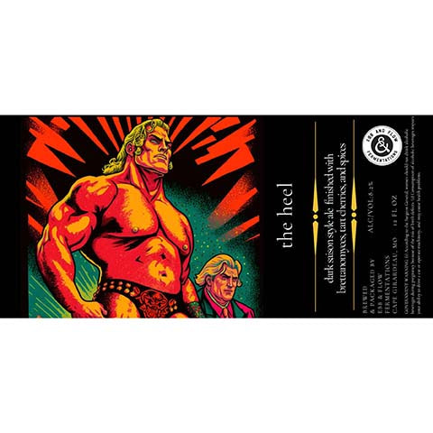 Ebb & Flow The Heel Dark Saison Ale by Ebb & Flow, beer label