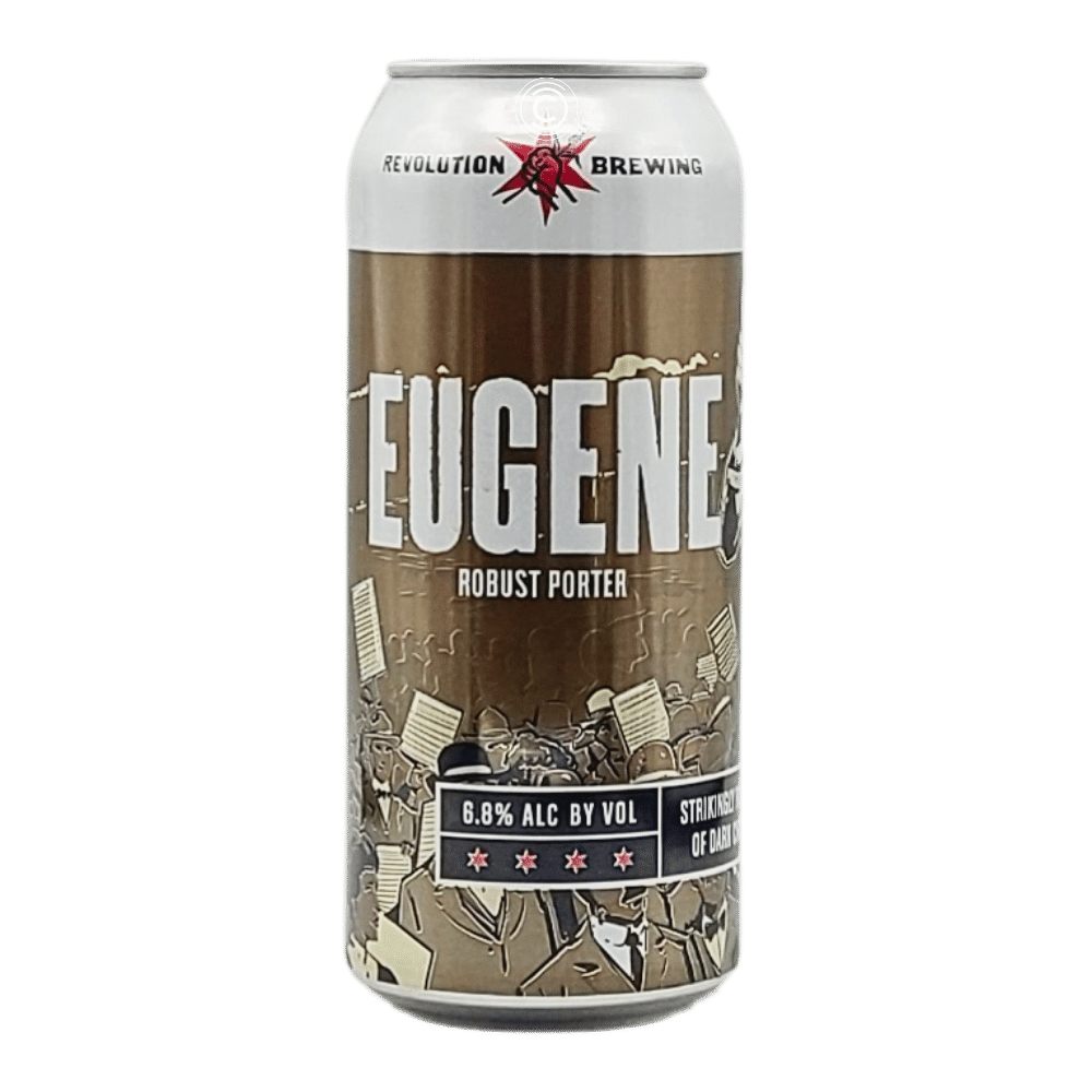 Eugene Robust Porter by Revolution Brewing, beer label