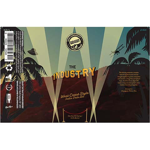 Paradox Brewery The Industry IPA by Paradox Beer Co, beer label