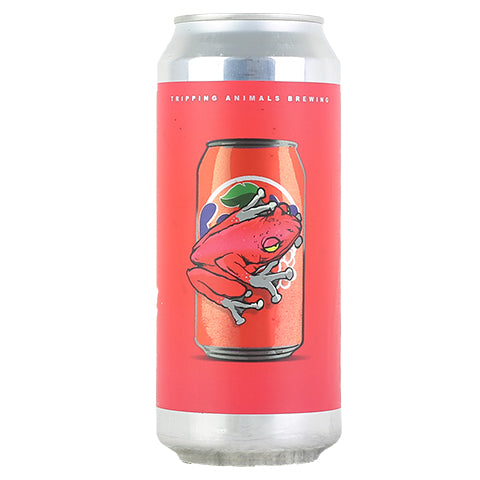 Tripping Animals Strawberry Pow Sour by Tripping Animals Brewing Co., beer label