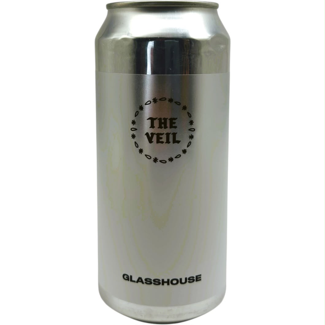 GlassHouse x The Veil No Illusions by Glasshouse Beer Co, beer label