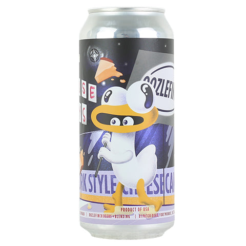 Oozlefinch Youse Guys White Chocolate Raspberry Cheesecake Sour by Oozlefinch Beers & Blending, beer label