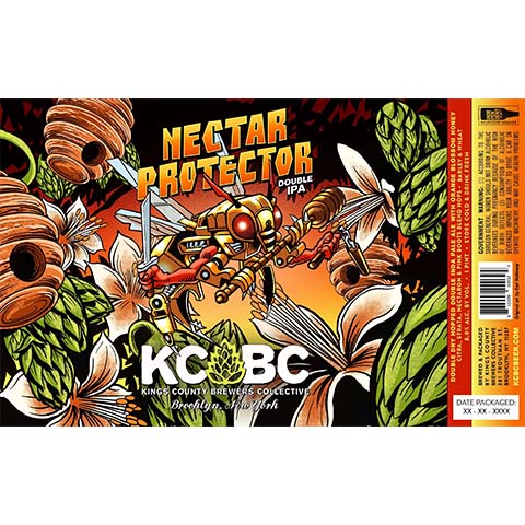 Kings County Brewers Collective Nectar Protector DIPA by Kings County Brewers Collective, beer label