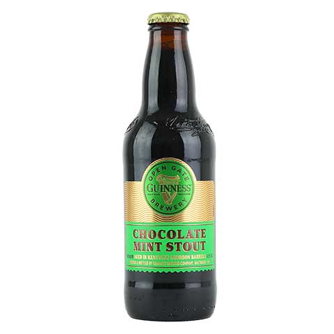 Guinness Chocolate Mint Stout by Guinness, beer label