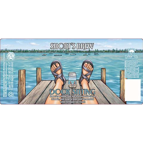 Short's Brew Dock Sitting IPA by Short's Brewing Co, beer label