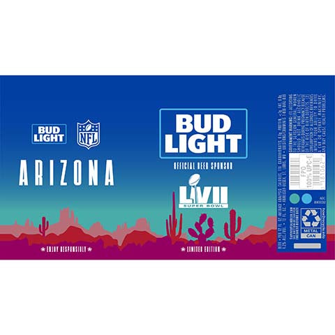 Bud Light Arizona by Anheuser-Busch, beer label