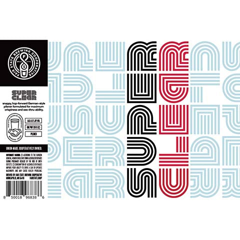 Fair State Super Clear German Pilsner by Fair State Brewing Cooperative, beer label