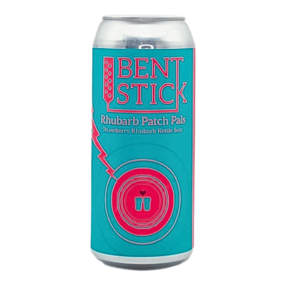x Longroof Brewing Co. Rhubarb Patch Pals Sour by Bent Stick Brewing Co., beer label