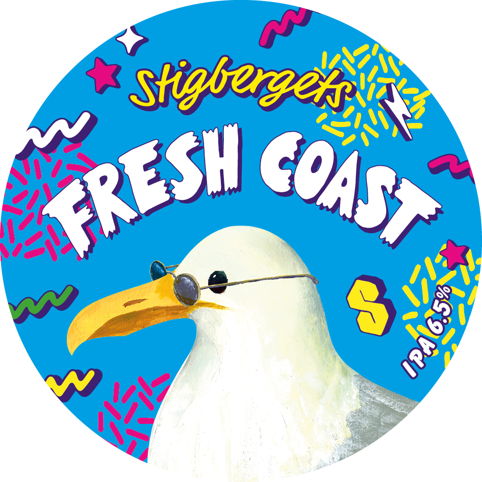 Fresh Coast by Stigbergets Bryggeri, beer label