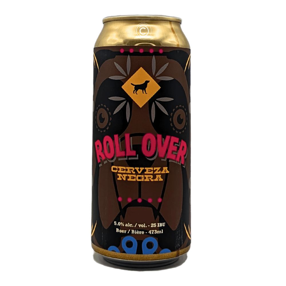 Roll Over Cerveza Negra by Yellow Dog Brewing Co., beer label
