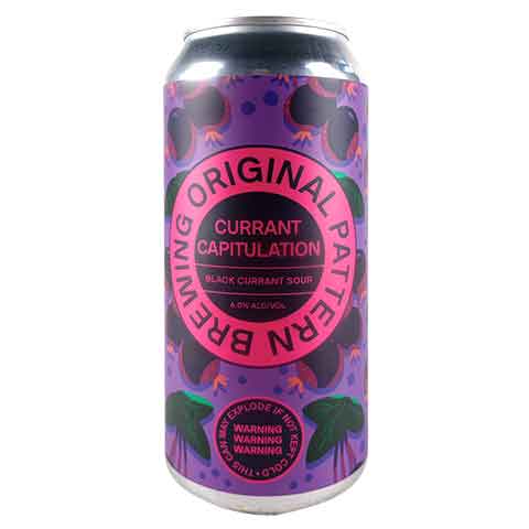 Original Pattern Currant Capitulation Black Currant Sour by Original Pattern Brewing Company, beer label