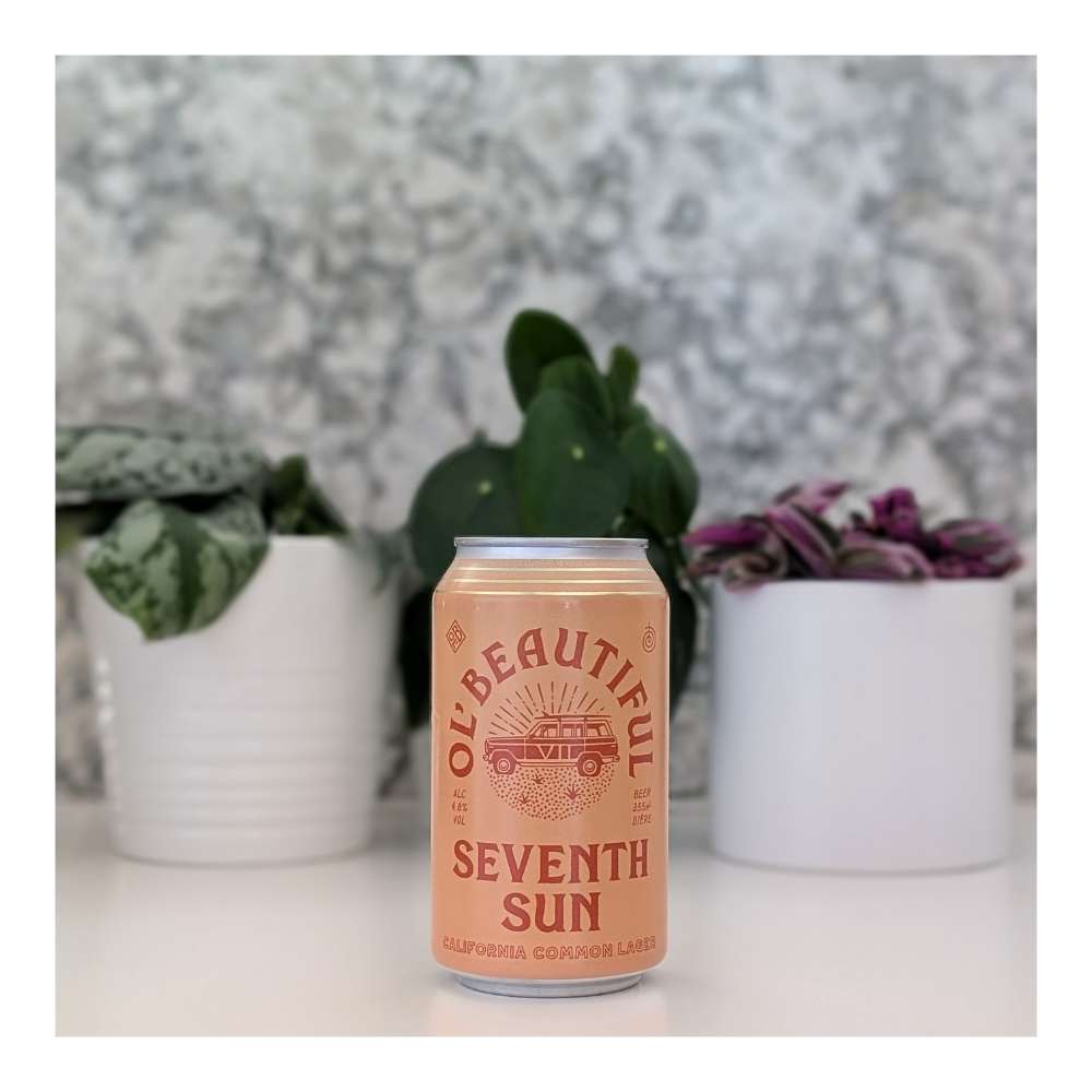 Seventh Sun California Common by Ol' Beautiful Brewing Company, beer label