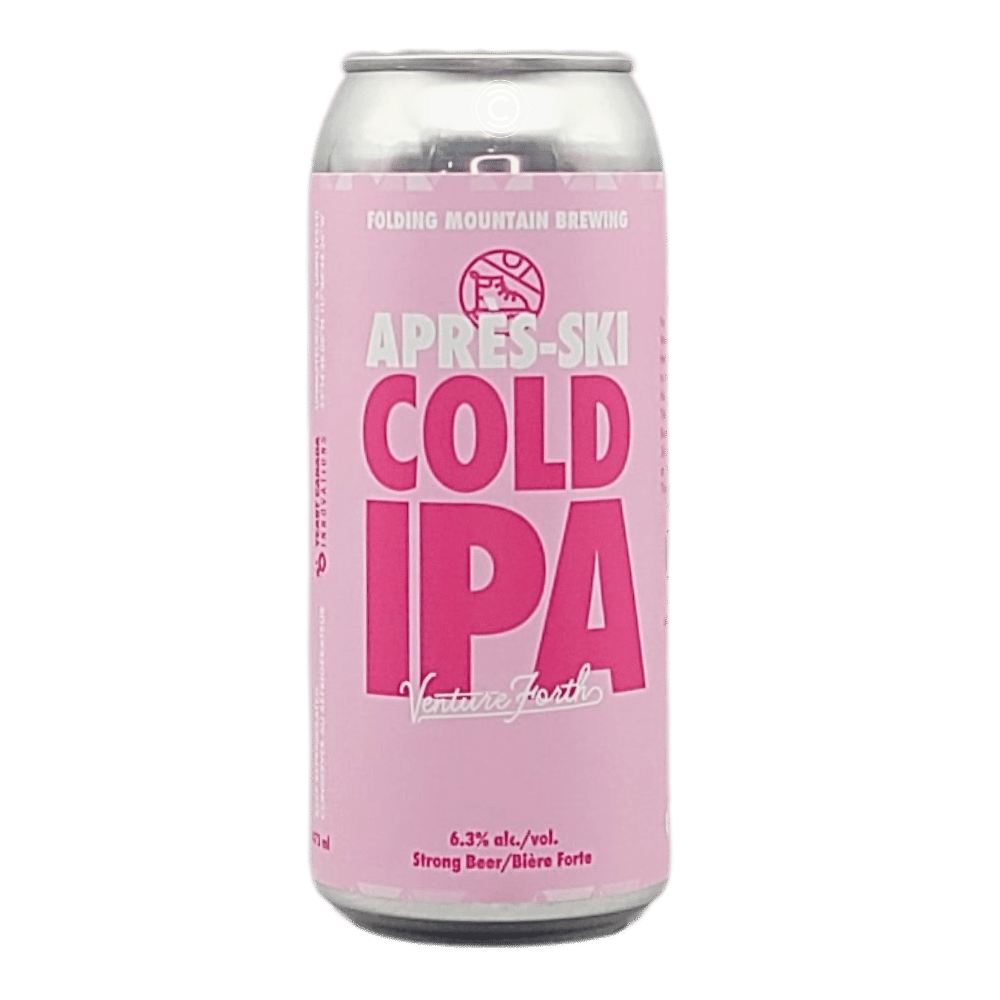 Brewing Apres Ski Cold IPA by Folding Mountain Brewing, beer label