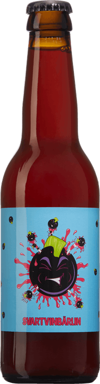 Svartvinbärlin by Emmaboda Bryggeri, beer label