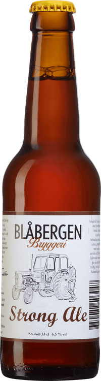 Blåbergen Strong Ale by Blåbergen Kraft & Hälsa AB, beer label