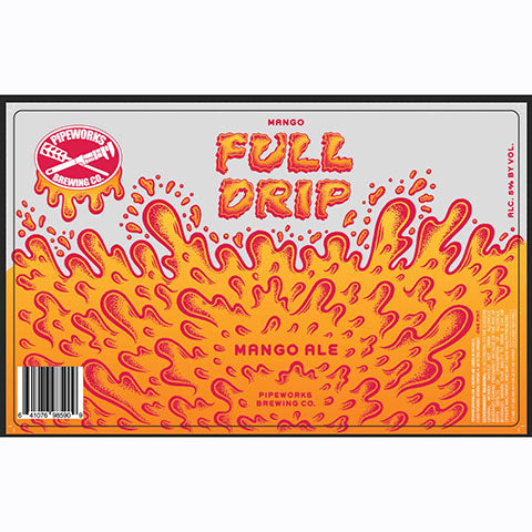 Pipeworks Mango Full Drip Mango Ale by Pipeworks Brewing Co, beer label