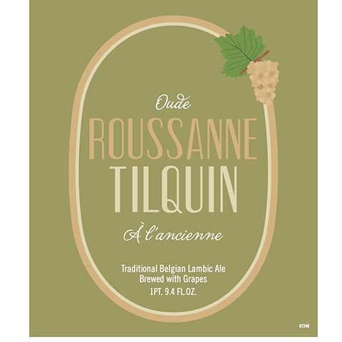 Twelve Percent Roussanne Tilquin Belgian Lambic Ale by Twelve Percent Beer Project, beer label
