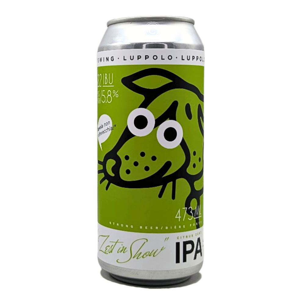 Co. Zest In Show Hazy IPA by Luppolo Brewing Co, beer label