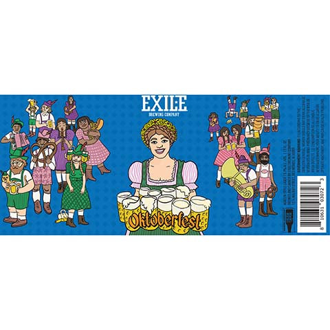 Exile Oktoberfest Marzen Lager by Exile Brewing, beer label