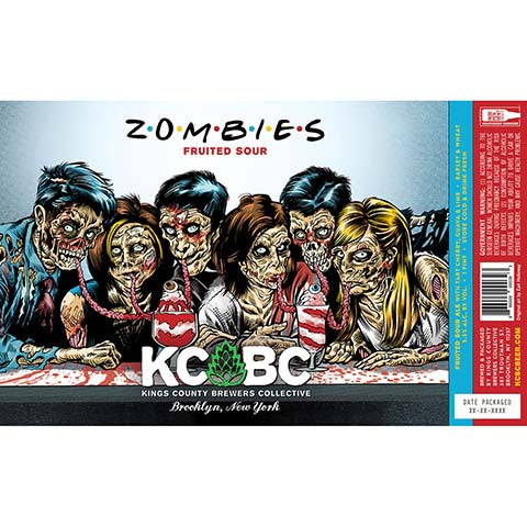 Kings County Brewers Collective Zombies Fruited Sour by Kings County Brewers Collective, beer label