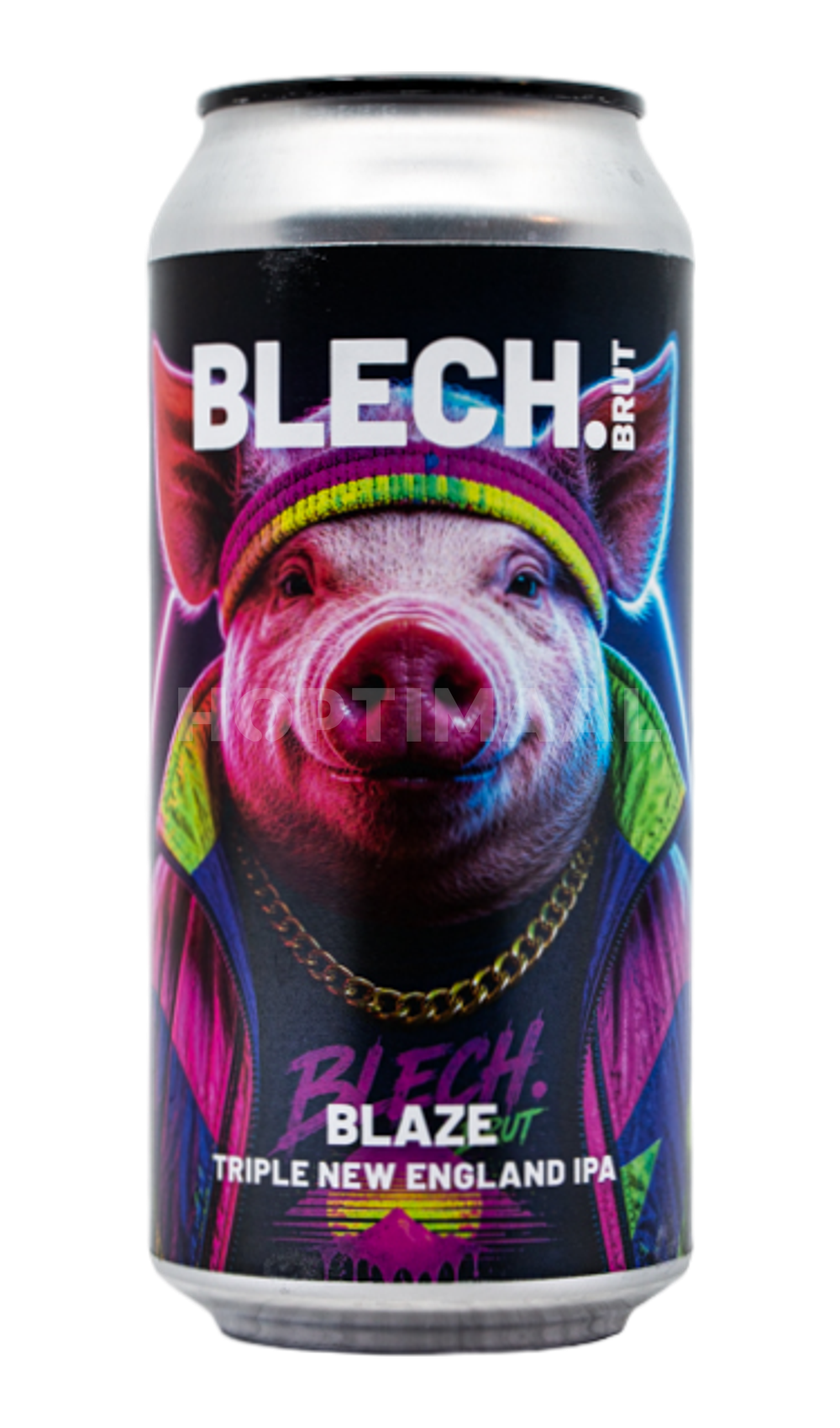 Blech.Brut Blaze by Blech.Brut, beer label