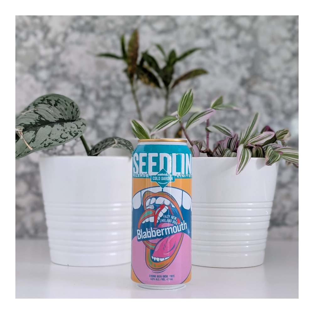 Blabbermouth Hazy NEIPA by Cold Garden Beverage Company, beer label