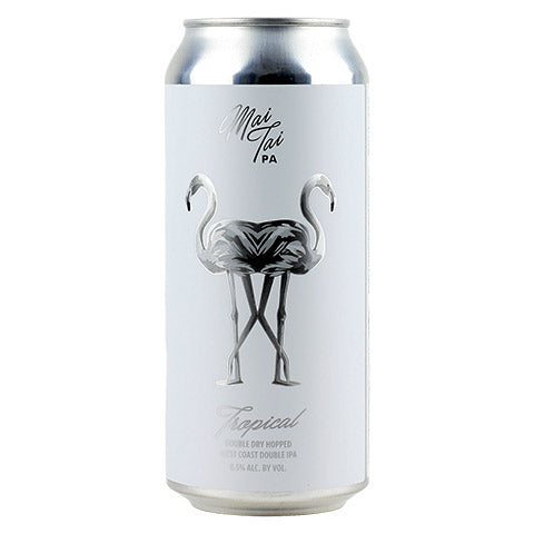 Alvarado Street Double Mai Tai White Label West Coast DIPA by Alvarado Street Brewery, beer label