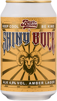 Shiny Bock by A couple of Beer Barons AB, beer label