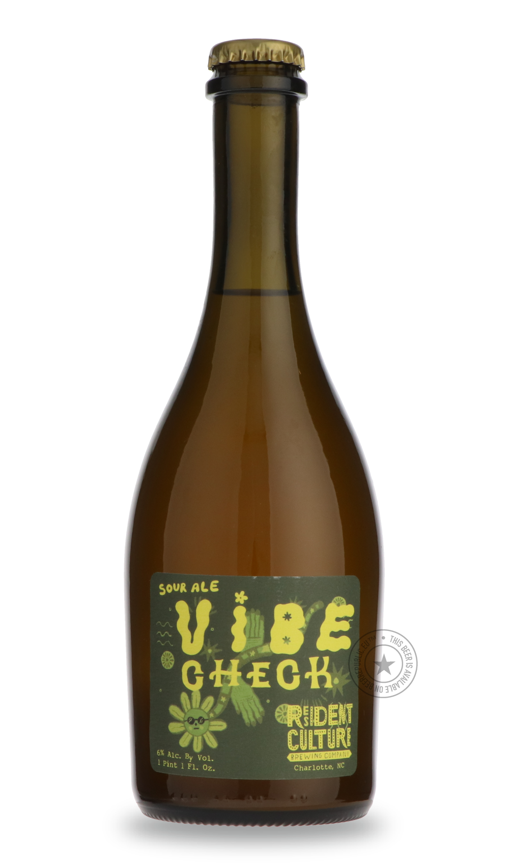 Vibe Check by Resident Culture Brewing Company, beer label