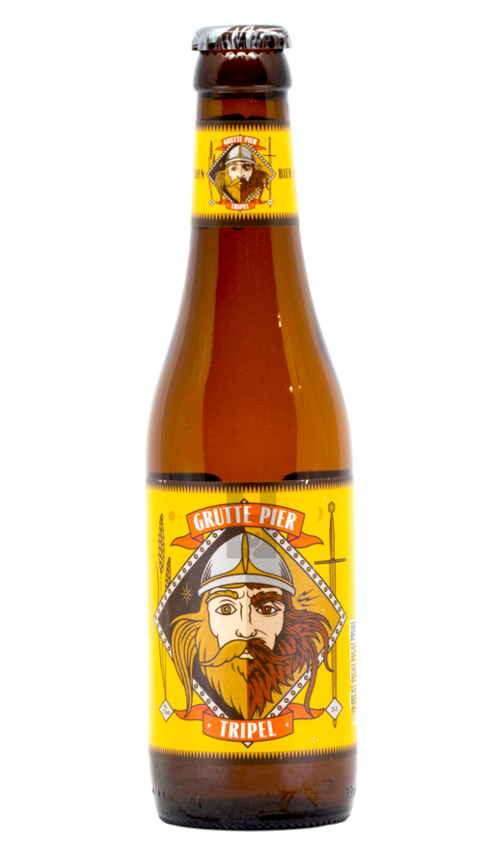 Grutte Pier Tripel by Grutte Pier, beer label