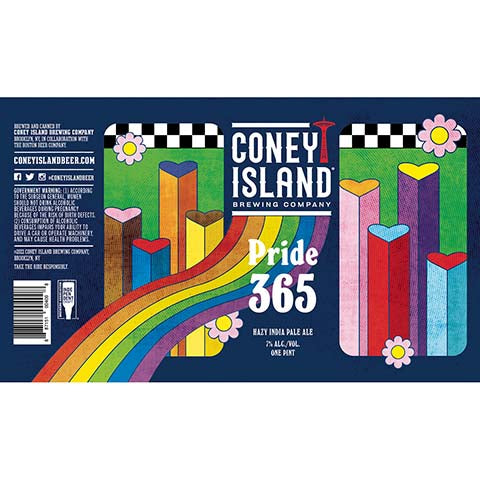 Coney Island Pride 365 Hazy IPA by Coney Island Beer, beer label