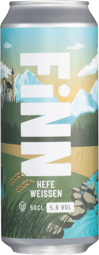 Finn Hefeweissen by Brygghuset Finn, beer label