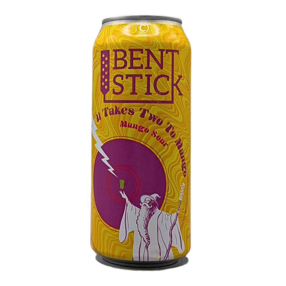It Takes Two To Mango Sour by Bent Stick Brewing Co., beer label