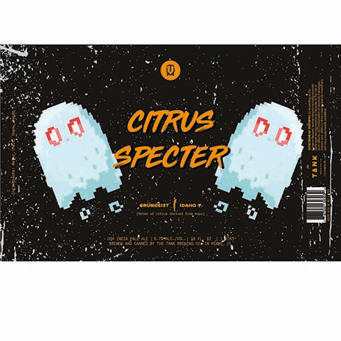 Citrus Specter DDH IPA by The Tank Brewing Company, beer label