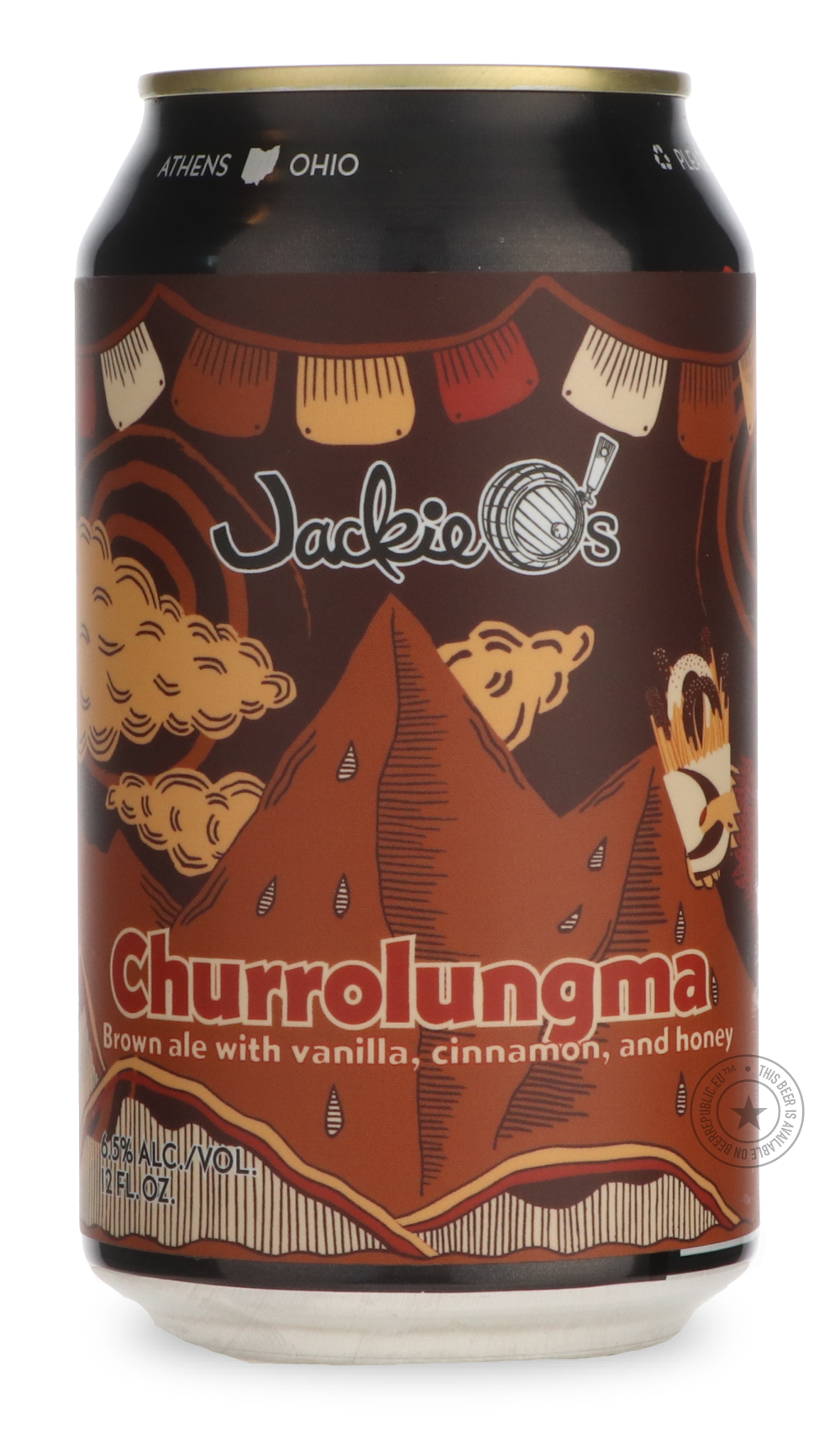 Churrolungma by Jackie O's Brewery, beer label