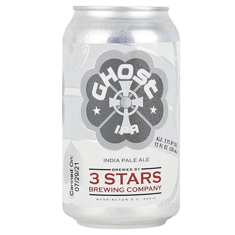 3 Stars Ghost IPA by 3 Stars Brewing Company, beer label