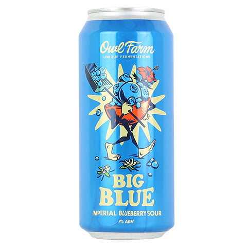 Owl Farm Big Blue Sour by Owl Farm Unique Fermentations, beer label