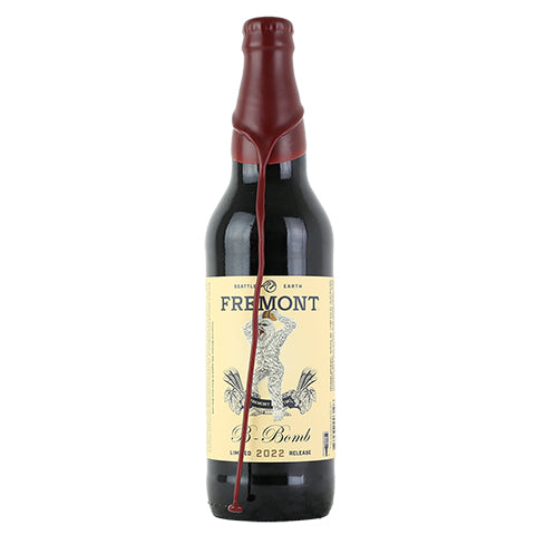 Fremont Bourbon Barrel Aged B-Bomb by Fremont Brewing Co, beer label