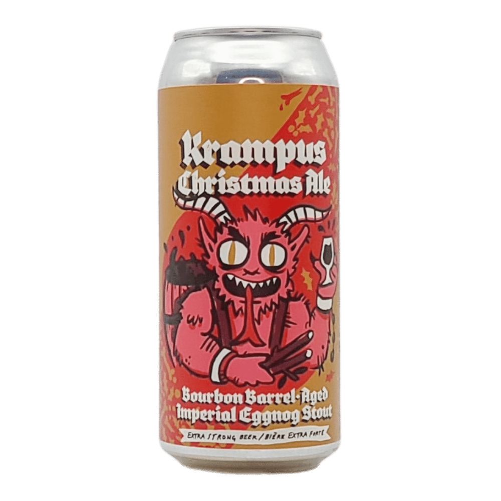 Bourbon Barrel-Aged Krampus Imperial Eggnog Stout by New Level Brewing, beer label