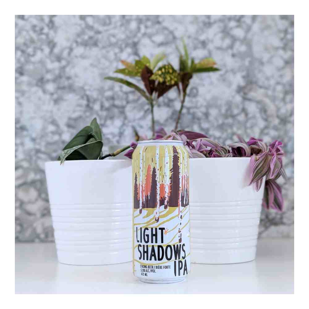 Brewing Lightshadows Pale Ale by Blindman Brewery, beer label