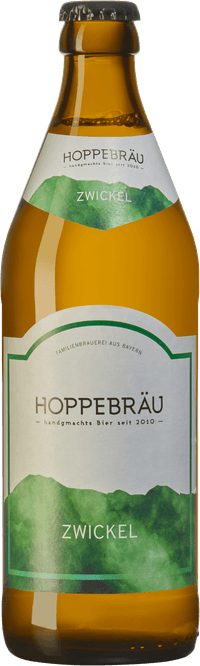 Hoppebräu Zwickel by Hoppebräu GmbH, beer label