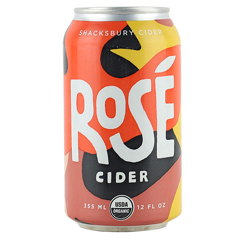 Shacksbury Rose Cider (Organic) by Shacksbury Cider, beer label