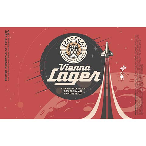 Spacecat Vienna Lager by Spacecat Brewing Company, beer label