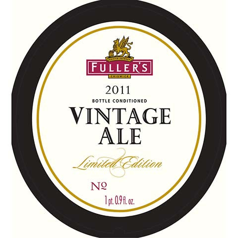 Fuller's Vintage Ale 2011 by Fuller's, beer label