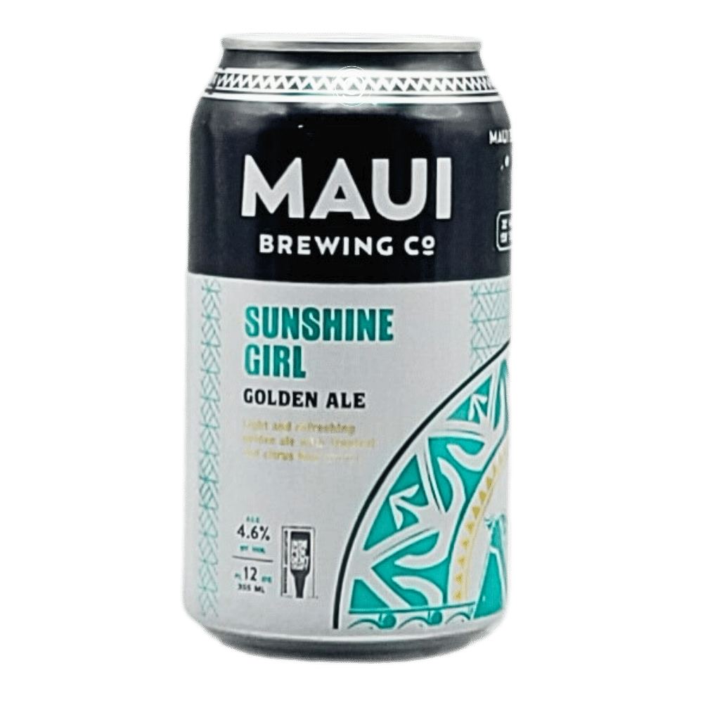 Sunshine Girl Golden Ale by Maui Brewing Company, beer label