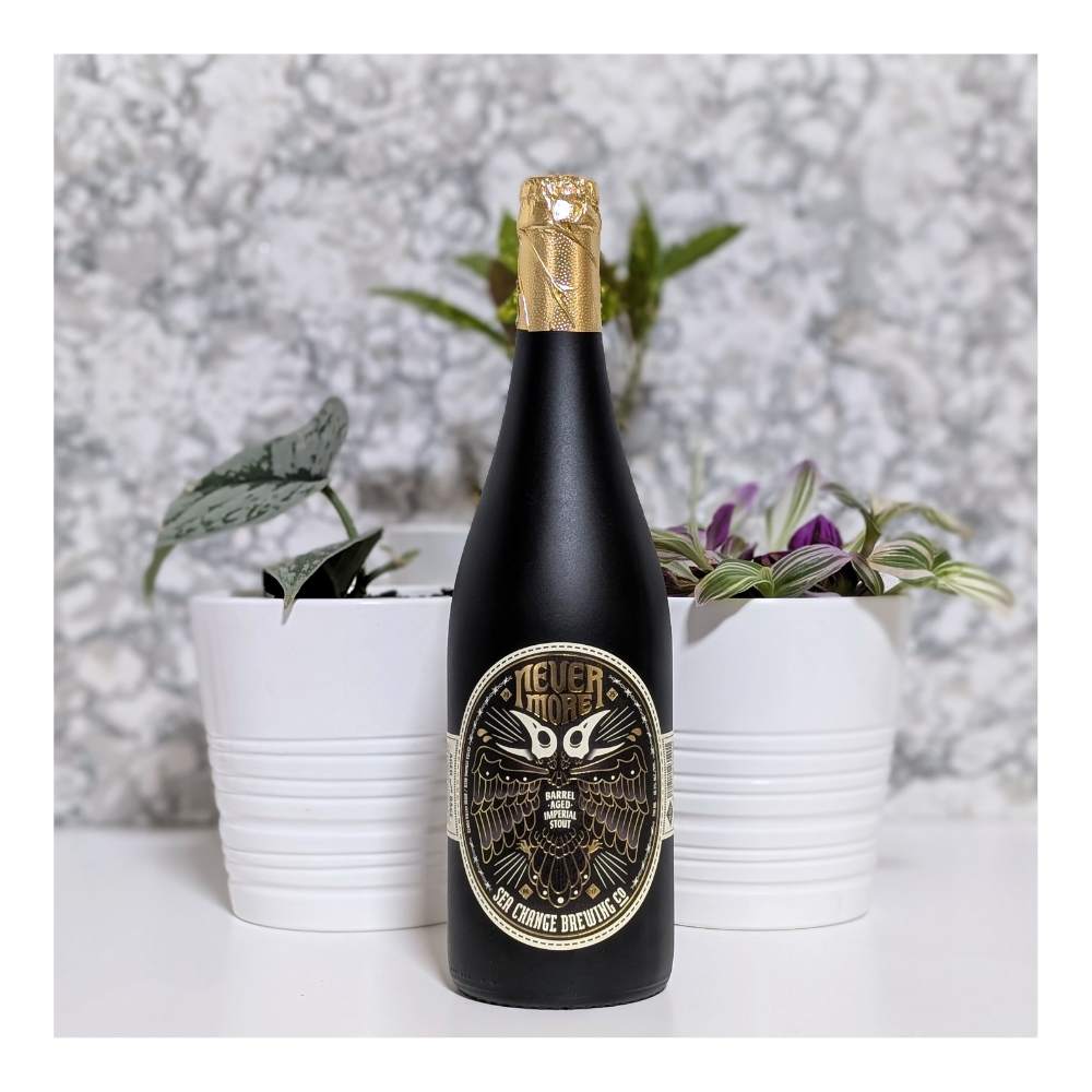 Nevermore Imperial Stout by Sea Change Brewing Co., beer label