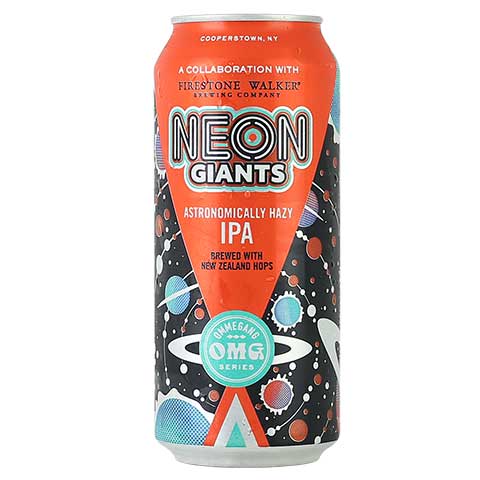 Ommegang/Firestone Walker Neon Giants Hazy IPA by Ommegang, beer label