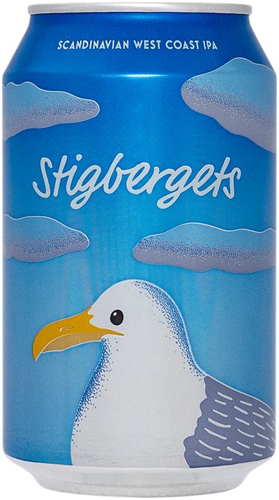 West Coast IPA by Stigbergets Bryggeri, beer label